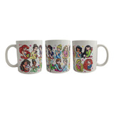 Taza Tazon Con Diseño Princesas Disney Impresion Dtf Uv 