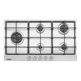 Fogão Cooktop Gás Tramontina Penta Plus 5gx Tri He Safestop 90 Prateado 127v/220v