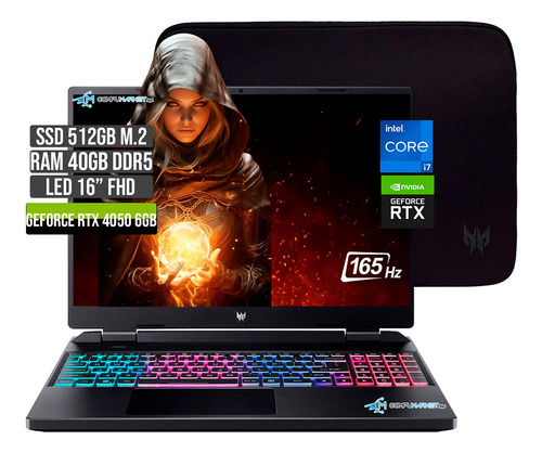 Acer Predator Intel C I7 13700hx  Ssd 512gb Ram 40gb Rtx4050