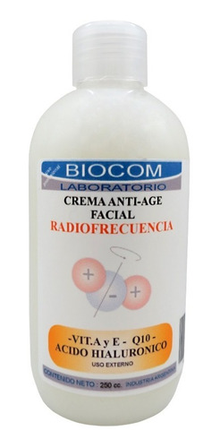 Crema Anti Age Facial P/ Radiofrecuencia X 250 Cc - Biocom