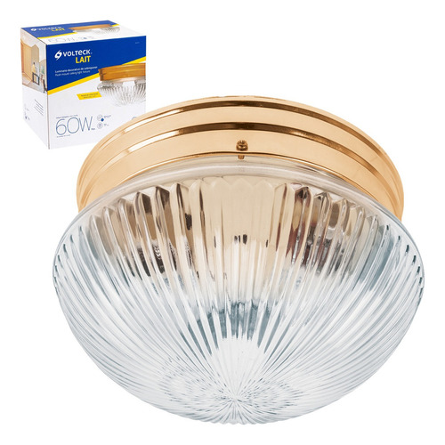 Luminario Decorativo Latonado 2x Volteck 46627 