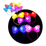 Vincha Minnie Led Luminosa X 1 Moño Mickey Cotillon Color Varios