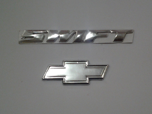 Emblema Chevrolet Swift Y Logo Kit 2 Piezas Cromado  Foto 3