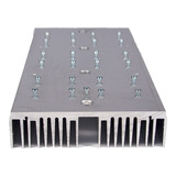 Disipador Aluminio 300w - Led Cob 13,5 X 30 Cm Agujereado 