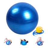 Bola Suiça Pilates Yoga Abdominal Fitness 75 Com Bomba Rosa