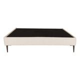 Base Cama Slim Matrimonial Dicasa Avanti Beige Claro