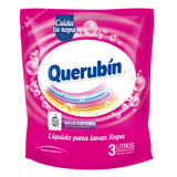 Jabon Liquido Para Ropa Baja Espuma Querubin 3l Pack X4 Unid