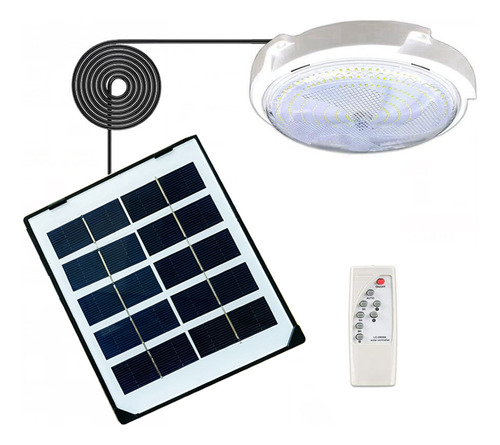 Lámpara De Techo Interior Led Solar De 45 Vatios Con Sensor