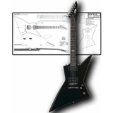 Plano Para Luthier Guitarra Esp Ltd Ex-50 ( A Escala Real)