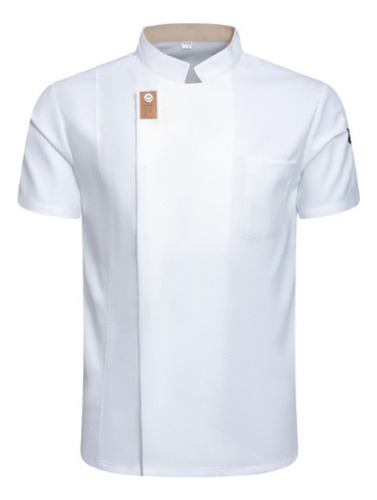 Jaqueta Chef Para Homens E Mulheres, Camisa Chef Manga Curta