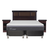 Cama Americana 2 Plazas Cic Ortopedic Advance + Set Dublin 