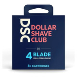 Dollar Shave Club Cartuchos Repuesto 4 Cuchillas 8 Unidades
