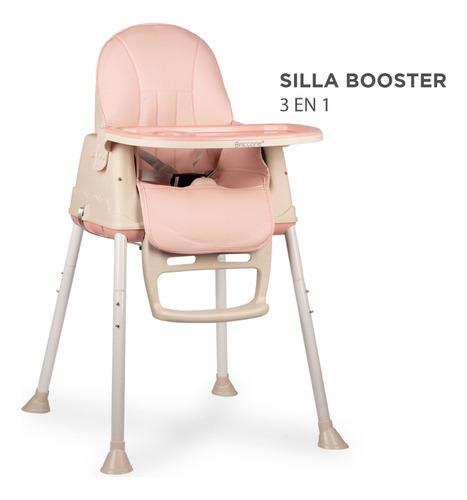 Silla De Comer Desmontable Booster Cibo Briccone Color Rosa Cibo Rosa