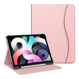 Funda iPad Air 4 Fintie Bolsillo Rígido Con Soporte Rose