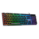 Compatible Con Xbox - Chonchow Teclado Para Juegos Con Cabl.