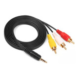 Cable 3 Rca X 3,5mm, Largo 3,00mts Rca35/3