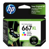 Cartucho Hp 667xl Tricolor Advantage Alto Rendimiento.