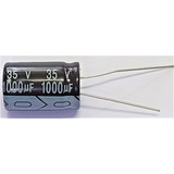 Capacitor Eletrolítico 1000uf X 35v 105° 100 Pç Frete Grátis