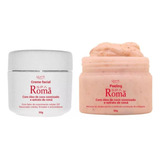 Kit Skincare Peeling E Creme Facial Romã  Para Rugas Lucys 