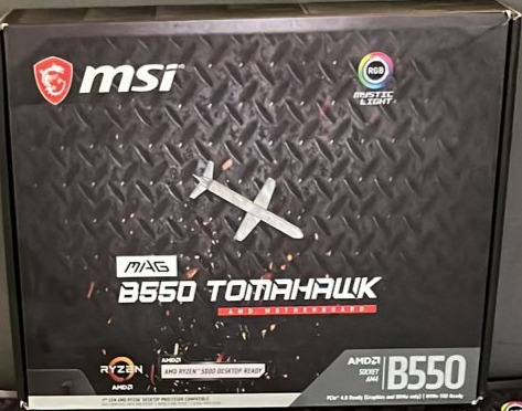 Placa Mae Msi Mag B550 Tomahhawk, Socket Am4, Atx, Ddr4