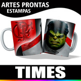 Estampa Caneca Times De Futebol Kit 210 Arte Png E Jpg Pront