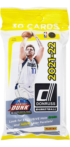 Paquete 1 Donruss Nba Basketball Cello Pack 30 Tarjetas Por 