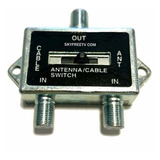 Llave Selectora Antena Cable Switch Para Tv  Coaxil Rg