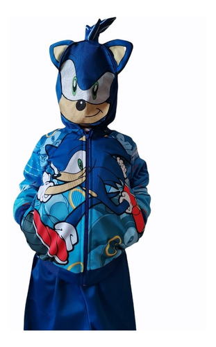 Conjunto Deportivo Tipo Disfraz Sonic