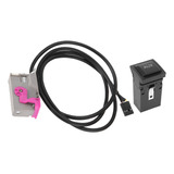 Conector De Cable De Entrada Auxiliar Automotriz Con Cd De C