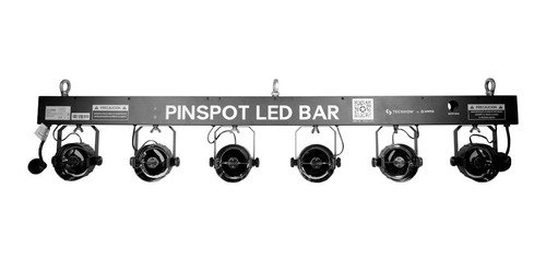 Barra Pinspot Led Bar Haz Puntual Tecshow Par 36 6x5w. Luces