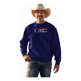 Moletom Txc Estados Unidos Capuz  Blusa Country Rodeio Texas