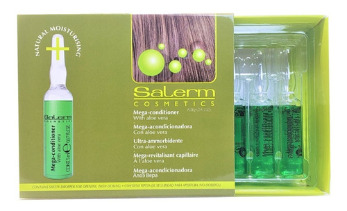 Ampolleta Salerm Mega Acondicionadora 12 Unidades 5ml C/u