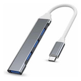 Adaptador Hub Usb 3.0 A Tipo C, 4 Puertos, Soporte Otg