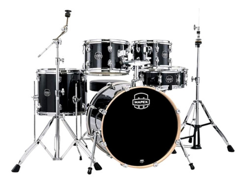 Bateria Mapex Vênus - Completa, Banco, Pedal, Ferragens