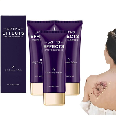 3×el Maquillaje Corporal Piernas Con Brillo Natural Cubre