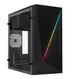 Gabinete Acteck Kioto Gc460 Rgb Essential Ac-933070, Neg /vc