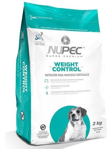 Nupec Weight Control Perro Adulto Todos Los Tamaños 2kg