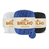 Barbante Brilho Ouro 400g N°6 4/6 Fios 406m Euroroma