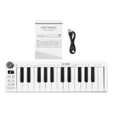 Controlador Midi M-vave Smk-25mini Teclado Recargable Midi