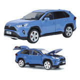 Toyota Suv Rav4 Limited Hybrid Miniatura Metal Coche 1/24