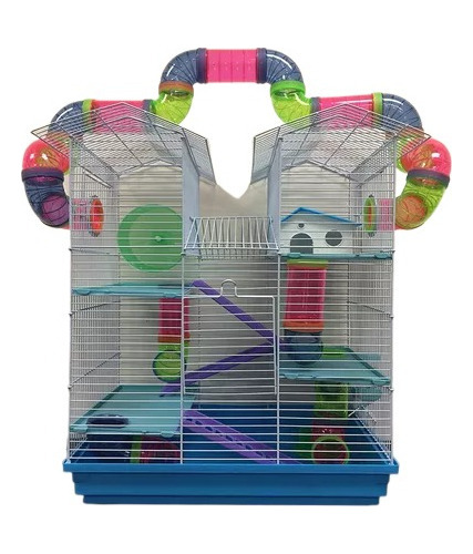 Jaula Hamster 5 Niveles Casita  Tuberia Exterior 47809