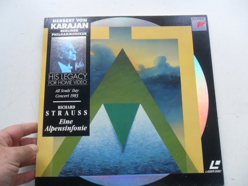 Richard Strauss Karajan Laser Disc Alpensinfonie Clasico