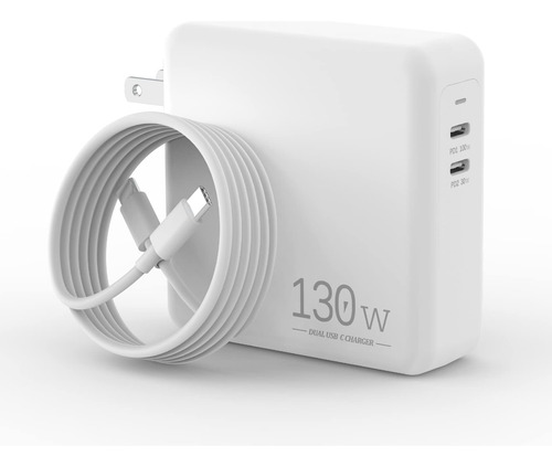 Macbook Pro Charger/macbook Air Charger-130w Dual Usb C Char