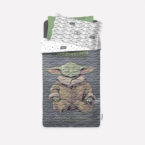 Cubrecama Piñata Baby Yoda