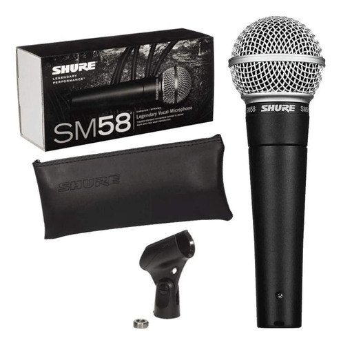 Microfone Shure Sm58-lc Dinâmico De Mão