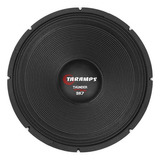 Alto Falante Woofer Taramps Thunder Bass 1200w 18 Polegadas Cor Preto