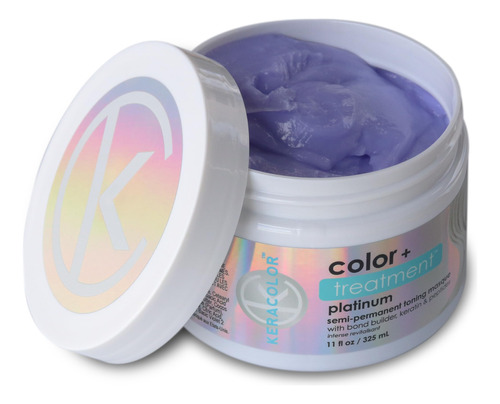 Keracolor Color + Treatment Platinum - Mascara De Color Semi