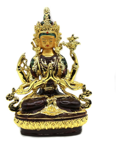 Deusa Tara 20 Cm Mod 10308 Estatueta - Buda Shiva Ganesh