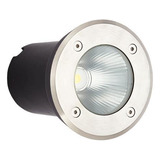 Balizador Led Redondo Externo Ip66 Inox Prata 10w Luz