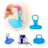 Suporte Universal Para Celular Carregar Na Parede -cor: Azul